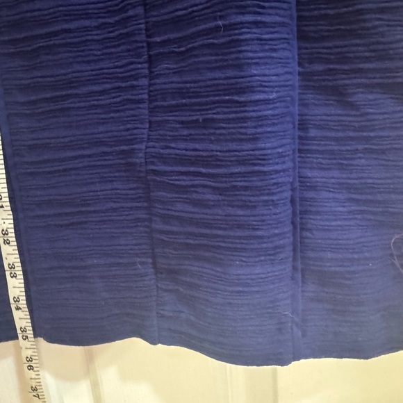 Maeve Royal Blue Textured Midi Dress Chic Classy - Picture 4 of 5